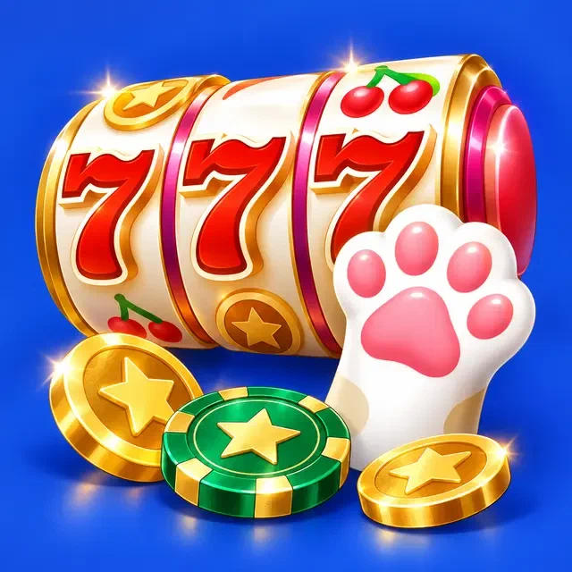 Casino-themed mobile illustration