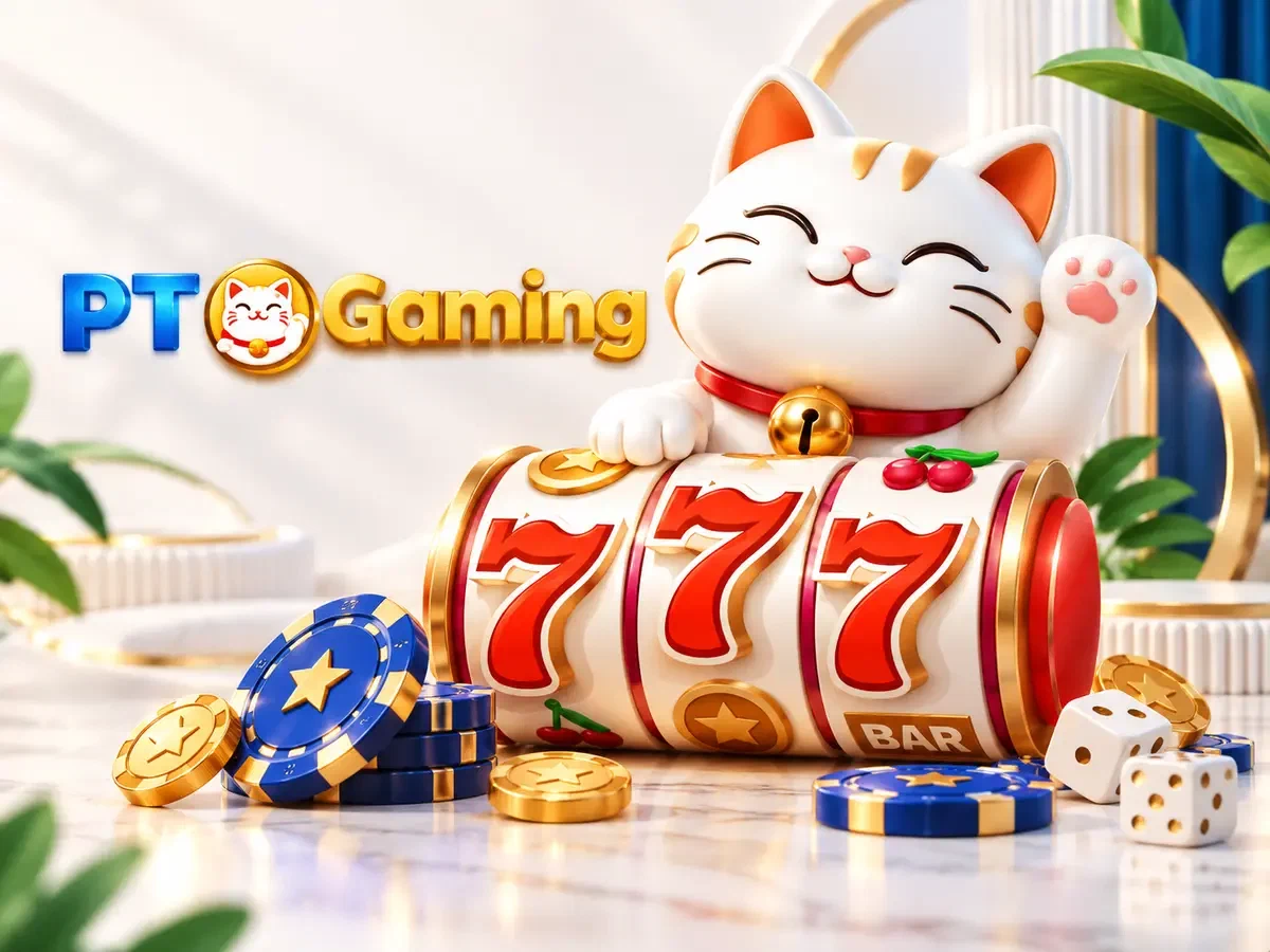 PlayTime-themed casino and mobile illustration